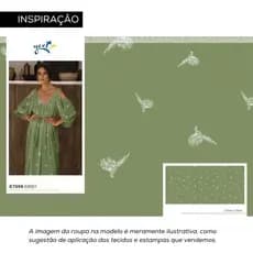 E o Vento Levou - 100% Viscose - Tecido Estampado Digital