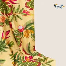 Tecido estampado digital Pitaya - 100% Viscose  - Largura 1,45 m