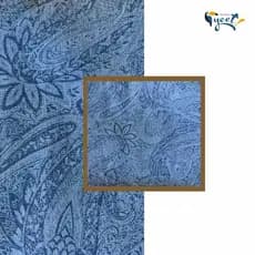 Jeans Paisley  - Tecido Estampado Digital -  Largura 1,75 m -  100% Algodão