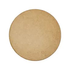 Placa Redonda 20 Unid MDF Cru 20x20 3mm Artesanato e Quadros
