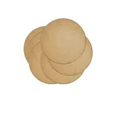 Kits 15/20/50 Sousplat 8cm Bolachas MDF Círculo Aplique Decoração Porta Copos Base Suporte