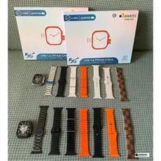 Kit 7 Pulseiras + SmartWatch HW ULTRA 2 CALL - Conectividade 4G/5G e Câmeras Duplas