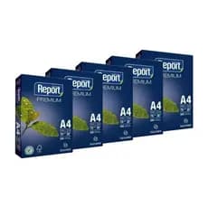 Papel Sulfite Report Premium A4 75g 210x297 Kit com 2500 folhas - Report