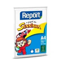 Papel Sulfite Seninha A4 75g Branco 100 Folhas - Report