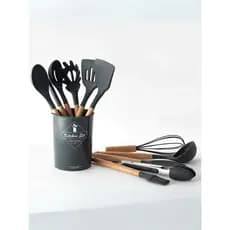 Kit 12 Peças Utensílios Cozinha Em Silicone Master Chef