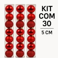 Kit de30 Bolas de 5 cm. Dê um toque de delicadeza e charme à sua decoração com nosso diversas cores.