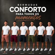 5 Bermudas Moletom Masculina Academia Treino Atacado Revenda