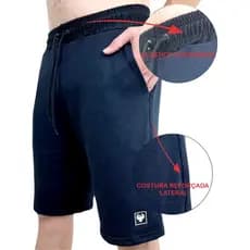 Bermuda Moletom Masculina Original Academia Treino