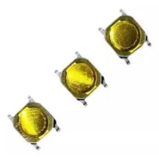 Kit 3 Micro Botao Para Chave Gol Fox Jetta Up Amarok Saveiro