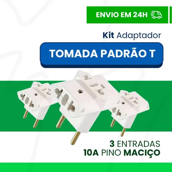 Adaptador T Benjamin Universal Modelo Novo e Antigo 10A/20A