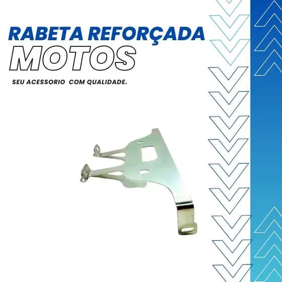 Suporte Fixador Reforço Rabeta Fan 160 Start Titan 150-160 2014 -2024