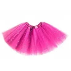 Saia Tule Tutu Infantil Crianças Glitter Brilho 30 Cm