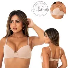 Sutiã Com Bojo Elegante Básico Soutien Sutien Sutian