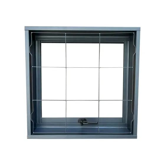Janela Portinhola Vitro Janela Com Grade Basculante Fecho 60x60 Aço