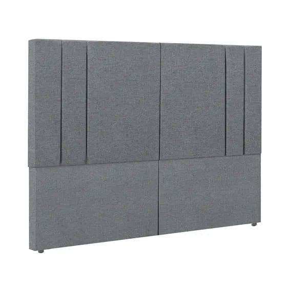 Cabeceira de Cama box com pé Tulipa em Linho/ Courino ou Suede