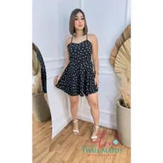 Vestido feminino soltinho estampado black heart