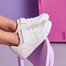 Tenis Calce Facil Menino Menina Elastico Bebe Escolar dia a dia Macio Confortável Elegante