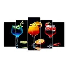 kit Quadros decorativo  Mosaico para  Bar Bebidas Drinks Licores ,