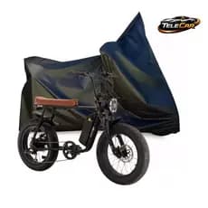 Capa Protetora Bike Elétrica Couro Impermeável Forrada Anti Chuva Sol Poeira Alta Durabilidade
