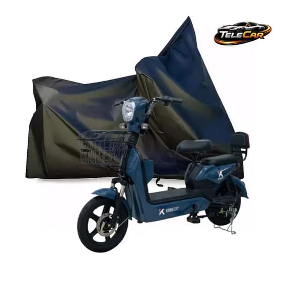 Capa Cobrir Bicicleta Elétrica Couro Courvin Impermeável Proteção Total Sol Chuva Poeira Universal