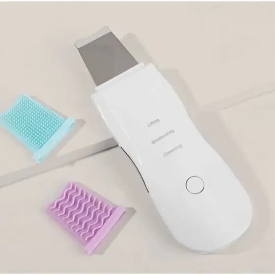 Aparelho de Peeling Esfoliante Ultrassônico Limpeza Facial Profunda Remoção de Cravos Antirrugas Sonic Skin