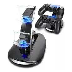 Carregador Controle  Base Duplo Charge Para Playst.4