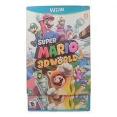 Super Mario 3d World Wii U + Luva Completo Perfeito, Americano