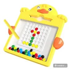 Lousa Mágica Caneta Magnética prancheta Infantil Educativo Autismo Cartelas Desenho