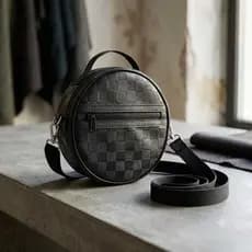 Bolsa Tiracolo Redonda Transversal Com Alça Removível – Estilo e Praticidade Envio Imediato
