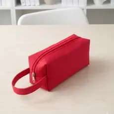 Kit 5 Necessaire Estojo Com Alça Feminina Masculina Nylon 600 Organizadora Premium Varias Cores Com Nfe Envio Imediato