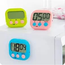 Timer Temporizador Cronômetro Digital De Cozinha Com Alarme Para Estudo