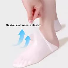 2 Pcs Meias De Silicone Para O Cuidado Dos Pés Gel Hidratante Anti-Rachaduras Removedor De Pele Morta
