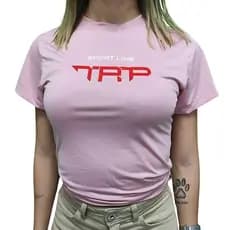 Camiseta Micro Dry Feminina Rosa M TRP Sport Line - 2000000000337