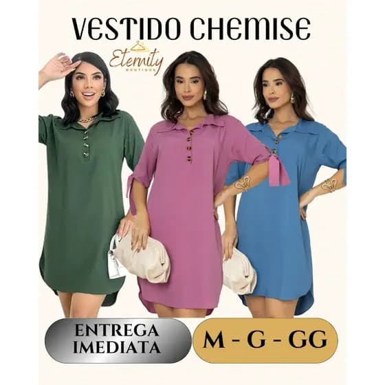 Chemise Camisão Praia Vestido Chemise Camisão Chamise Camisao