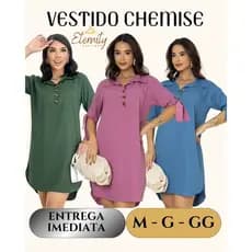Chemise Camisão Praia Vestido Chemise Camisão Chamise Camisao