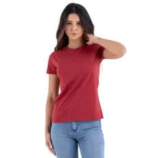Camiseta Feminina Baby Look Lisa 100% Algodão