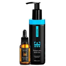 Kit Óleo para Barba Goot Wood + Shampoo Barba Goot Embaixador 200ml
