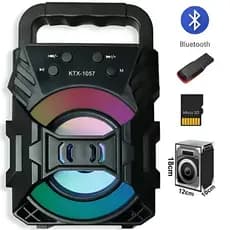 Caixa de Som Bluetooth KTS-1057 - Amplificada, Portátil, FM/AM, USB/SD/MP3