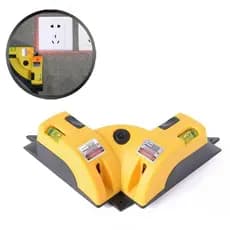 Nivel A Laser Mede Alinha Vertical Horizontal 2 Lasers 90 Nivel Bolha Com Ventosa Profissional 10m Com Prumo