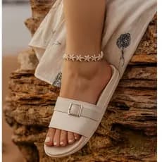 Chinelo Feminino Slide Tayme Fivela