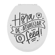 Assento Almofadado Branco Hora de Atualizar o Feed Astra