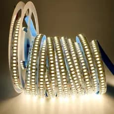 Fita LED Profissional 240 LEDs/m 5m 12V 2835 - Alta Luminosidade para Sanca e Perfil de Alumínio (3000k/4000k/6000k)