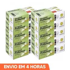 Luva de Látex Descartável Branca Com Pó 500un Descarpack