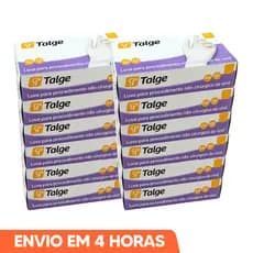Luva Descartável Transparente Com Pó Vinil 500un Talge