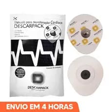 Eletrodo Para ECG Monitoração Cardíaca 50un Descarpack