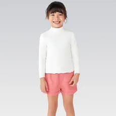 Blusa Infantil Menina Gola Alta Ribana Frufru HERING Original Moda Kids Estilo Conforto Qualidade