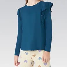 Blusa Infantil Menina Babados Hering Estilo Conforto