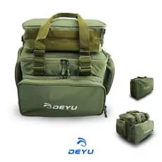 Bolsa de Pesca Deyu HY-01 + Bolsa de mão para carrretilha | 46x30x22cm