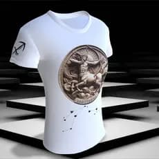 Camiseta Poliéster Zodíaco Signo de Sagitário - Camisa Básica e Babylook / Temática  Astrologia