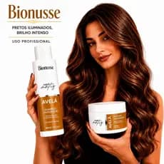 Kit Máscara Tonalizante Avelã + Shampoo Matizador - Morena Iluminada  Sem Amônia - 100% Natural
